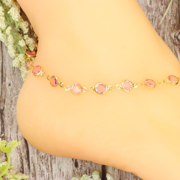 "Dainty Anklet for Women – Elegant Everyday Jewelry & Perfect Gift | MLCRC1232 - Picture 1 of 10